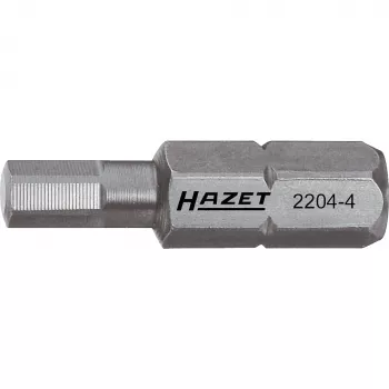 HAZET 2204-3 šešiakampis antgalis 3 mm, 1/4 colio kotas, 25 mm ilgio