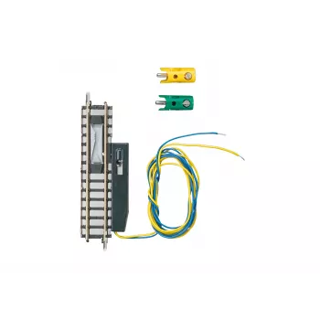 Märklin Z Gauge 8587 tiesus išjungimo bėgių segmentas - 110 mm, juodas