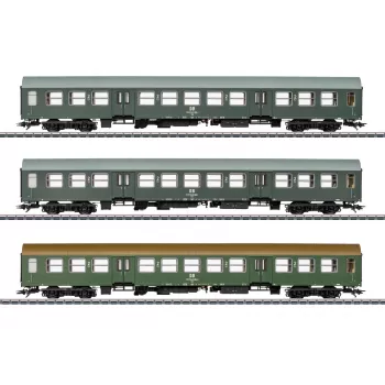 Märklin 42580 H0 3 vagonų rinkinys DR keleiviniai vagonai