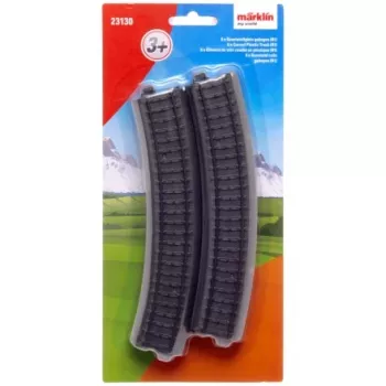 Märklin World 23130 H0 6 dalių lenktų plastikinių bėgių rinkinys