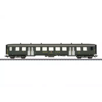 Märklin 043373 H0 SBB 2 klasės lengvasis plieninis keleivinis vagonas