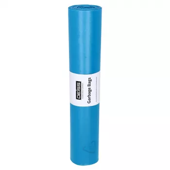 DEISS Heavy-Duty atliekų maišai STANDARD 120L mėlyni 6µm (25 vnt. pakuotė) 20067