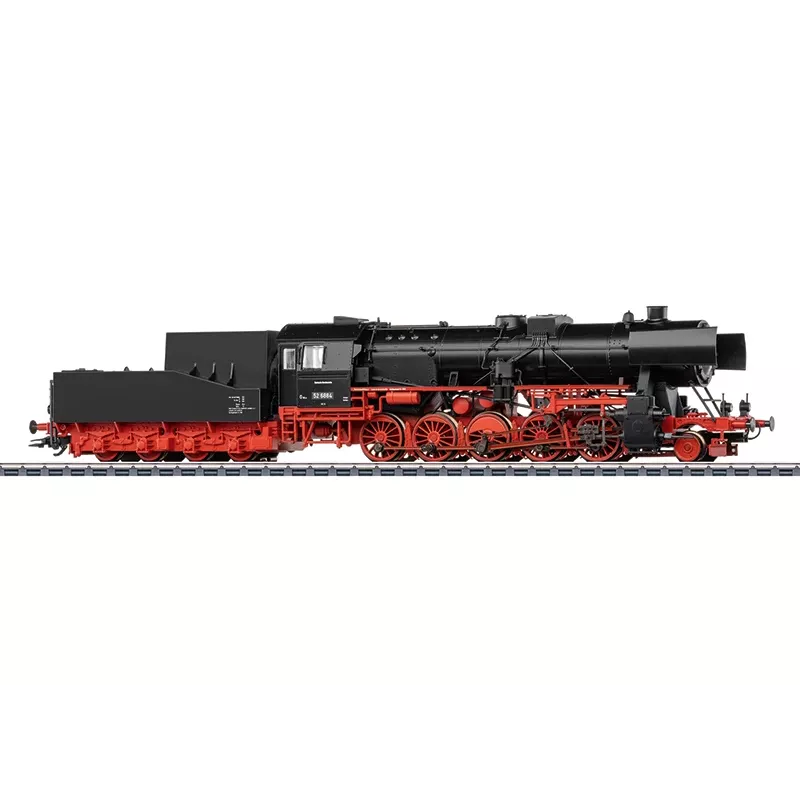 Märklin 039535 H0 garvežys BR 52 su standaus rėmo tenderiu, DB