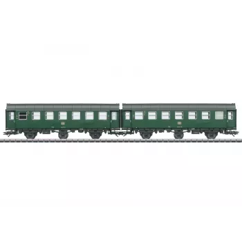 Märklin 43186 H0 perstatyti vagonai, 2 klasė, DB, IV epocha, 2 vnt.