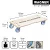 Wagner design yourself Transport Roller MM 1325 beržo faneros platforma 590 x 290 x 110 mm, iki 300 kg (20132501)