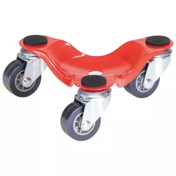 Wagner design yourself Transport Roller MM 1193 raudonas 160 x 160 x 60 mm, 60 kg keliamoji galia, 4 pasukamosios ratukai (20119301)