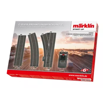 Märklin C-Track prailginimo rinkinys C1 – H0 mastelis (24900)