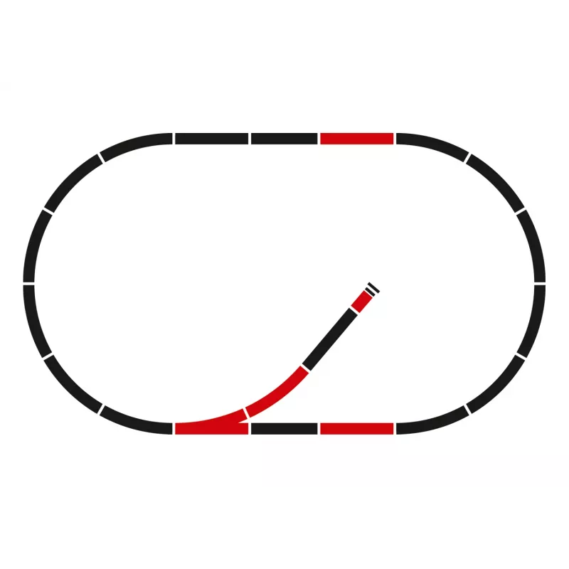 Märklin C-Track prailginimo rinkinys C1 – H0 mastelis (24900)