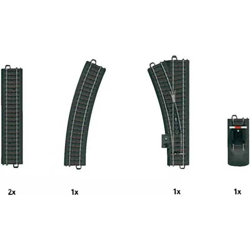 Märklin C-Track prailginimo rinkinys C1 – H0 mastelis (24900)