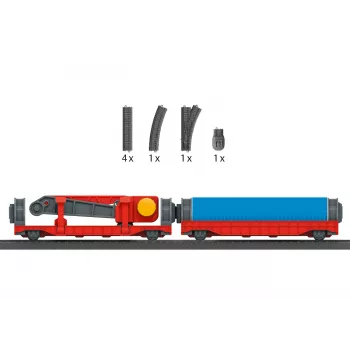 Märklin World 44347 H0 papildymo rinkinys su kranu vagonu