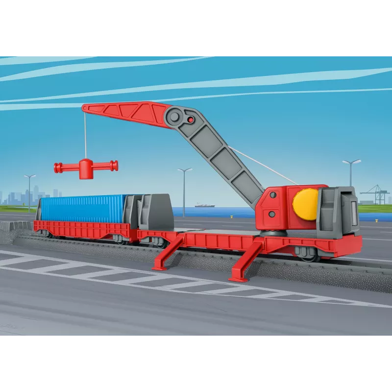 „Märklin World“ 44347 – H0 pakrovimo papildymo rinkinys su krano vagonu