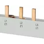 SIEMENS kaištinė šyna 4x3 fazių 5ST3645, 12 modulių, 63 A, 400 V, 10 mm², visiškai izoliuota