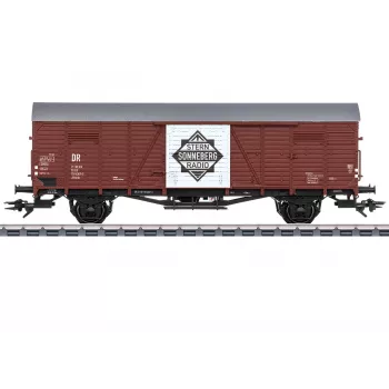 Märklin 46152 H0 uždengtas krovininis vagonas Gbkl VEB of DR, MHI