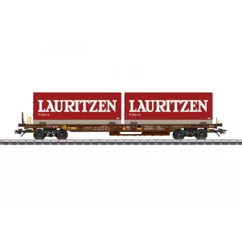 Märklin 47439 H0 kišeninis vagonas Sdgms su AAE Cargo konteineriais