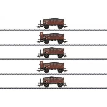 Märklin 046047 H0 dengtas krovininis vagonas AC, DB III epocha, Stauder Pils reklaminė apdaila