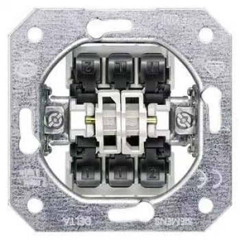 Siemens DELTA Žaliuzių/rolo užuolaidų jungiklis 5TA21180KK, poliarinė balta