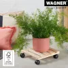 WAGNER design yourself augalų vežimėlis GH0646 kvadratinis medžio motyvas 29 x 8 cm 20064601