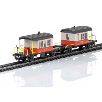 Märklin 46850 H0 SBB Sputnik 2 vagonų rinkinys su stumdomomis sienomis