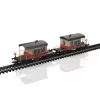Märklin 46850 H0 SBB Sputnik 2 vagonų rinkinys su stumdomomis sienomis