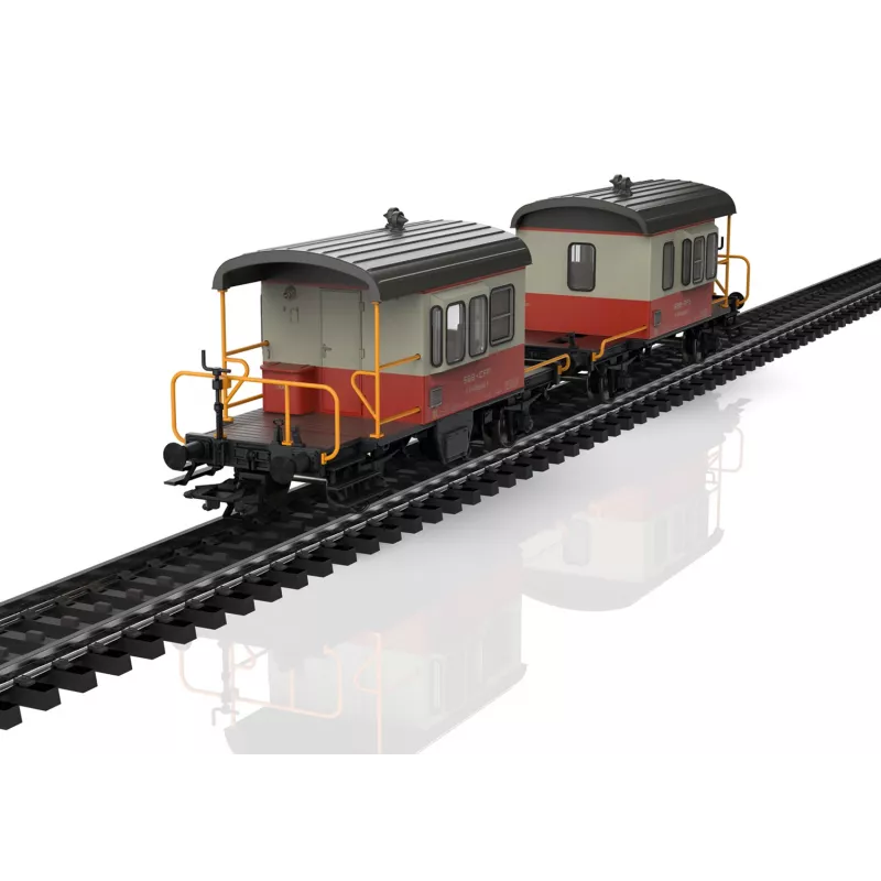 Märklin 46850 H0 SBB Sputnik 2 vagonų rinkinys su stumdomomis sienomis