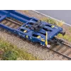 Märklin 47474 Sdggmrss dvigubos kišenės vagonas H0 1:87 kobalto mėlyna 393 mm