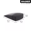 Wagner design yourself EH 5150 grindinis durų ribotuvas, cinko lydinio ir plastiko, matinis nikelis, 45 mm aukščio 15515011