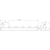SIEMENS 5ST36760 kaiščių šyna 10mm² 1P+N 12 modulių, 6 AFDD + 6 komponentams