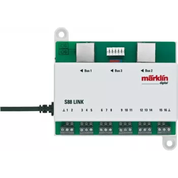Märklin Link s 88 skaitmeninis dekoderis DCC, žalia/baltas 60883