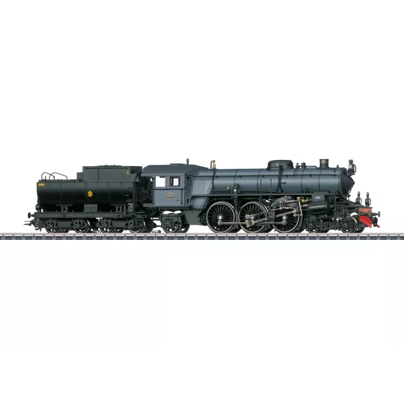 Märklin 39490 H0 greitasis garvežys Bavarian S 3/6, kelio numeris 18 490, AC skaitmeninis su garsu ir dūmais