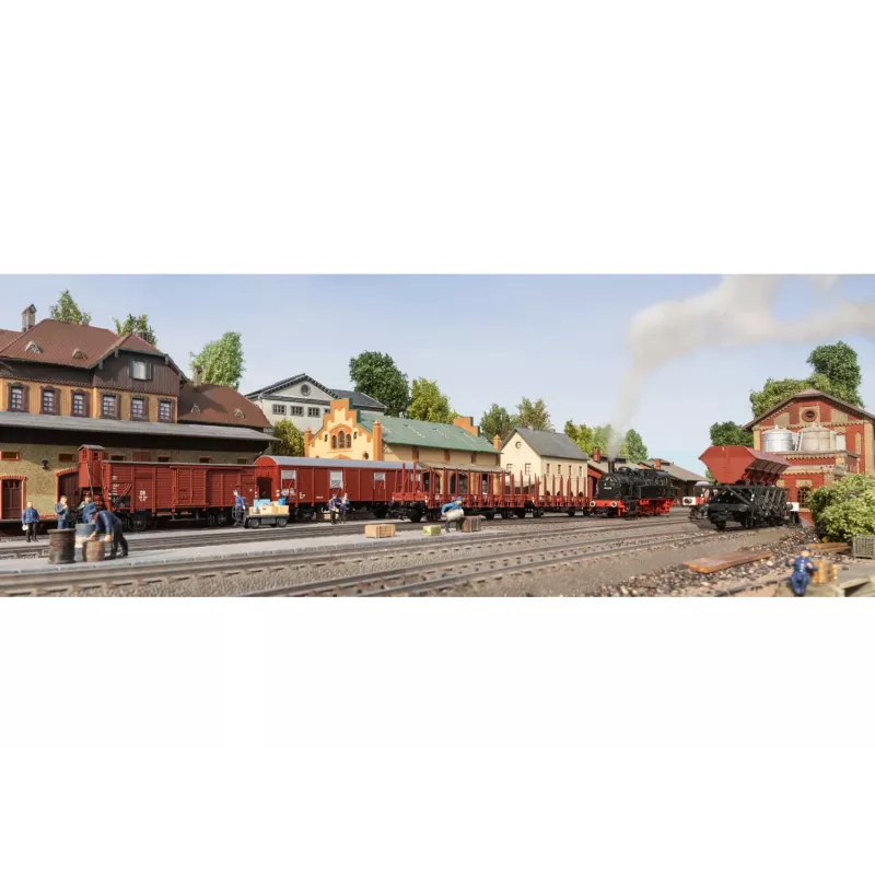 Märklin 48820 H0 G10 dengtas krovininis vagonas, Deutsche Bundesbahn, III epocha