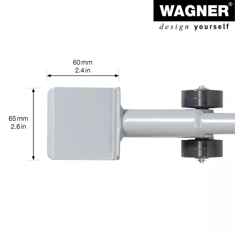 Baldų keltuvas Wagner design yourself MM 4121, sidabrinis, 38 cm (20412101)