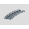 Märklin lenkta rampos sekcija tilto atramai H0 mastelio, pilka, 074623