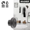 Wagner Design Yourself DOT drabužių kablys GH 0202, 1 kablys, juodas 17020221