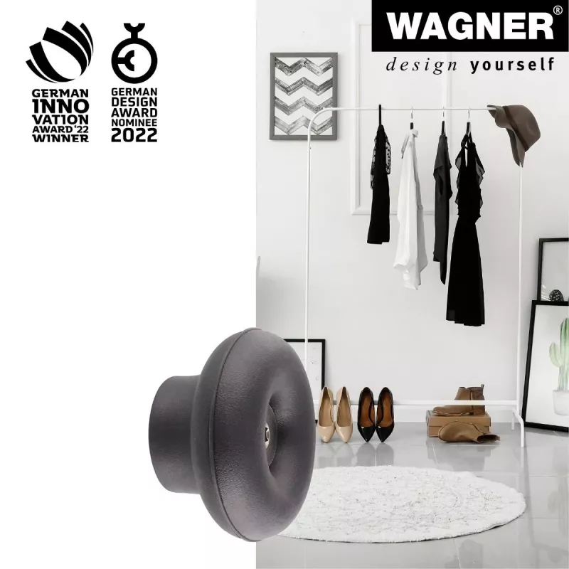 Wagner Design Yourself DOT drabužių kablys GH 0202, 1 kablys, juodas 17020221