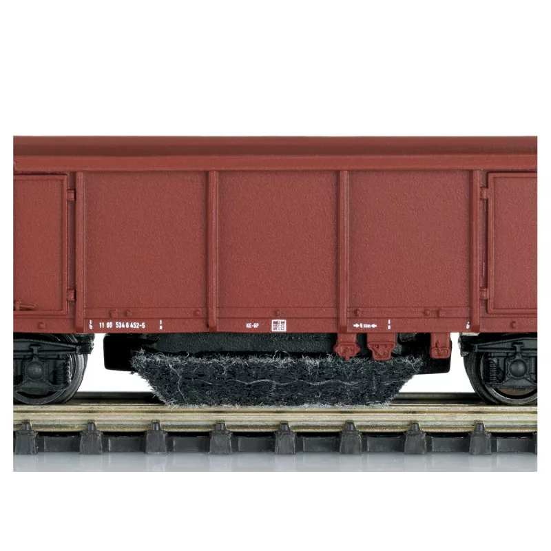 Märklin 86501 Z geležinkelio bėgių valymo vagonas - juodas/raudonas