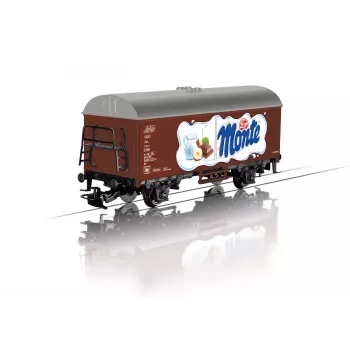 Märklin 44252 H0 mastelio Gms 30 uždaras prekinis vagonas, III epocha, DB, rudas