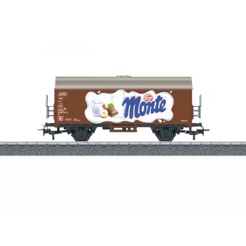 Märklin 44252 H0 mastelio Gms 30 uždaras prekinis vagonas, III epocha, DB, rudas