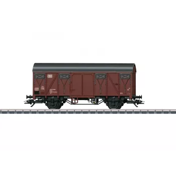 Märklin 44500 H0 uždengtas krovininis vagonas su konduktoriaus platforma, DB, IV epocha