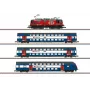 Märklin 81195 Z mastelio traukinių rinkinys - Ciuricho S-Bahn SBB elektrinis lokomotyvas ir dviejų aukštų vagonai