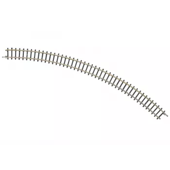Märklin 8530 Z Miniclub lenkta bėgių atkarpa 45° R1 220 mm, 10 vienetų
