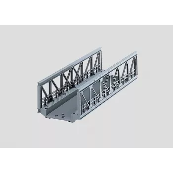 Märklin 074620 grotelinis tiltas H0 modelinei geležinkelio trasai (1:87), pilkas, vieno kelio, 360 mm