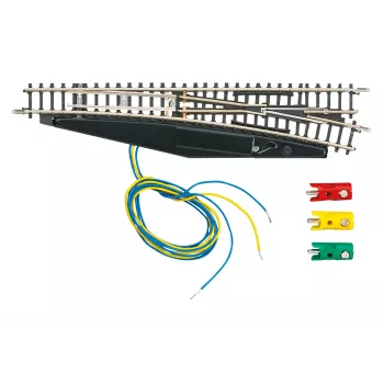 Märklin 8563 elektrinė dešinioji iešmas, Z vėžė, Mini-Club, juoda/geltona