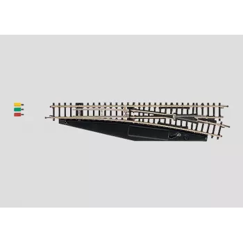 Märklin 8563 elektrinė dešinioji iešmas, Z vėžė, Mini-Club, juoda/geltona
