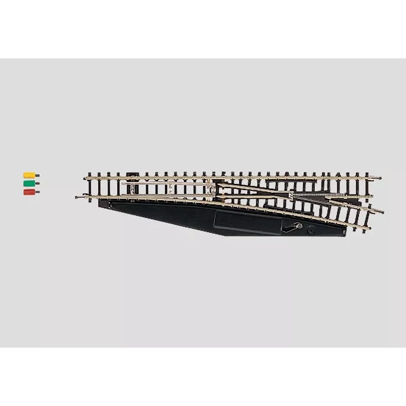 Märklin 8563 elektrinė dešinioji iešmas, Z vėžė, Mini-Club, juoda/geltona