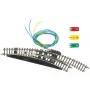 Märklin Z geležinkelio elektromagnetinė kreivoji iešmas dešinysis - juodas/geltonas (8569)