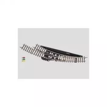 Märklin Z geležinkelio elektromagnetinė kreivoji iešmas dešinysis - juodas/geltonas (8569)