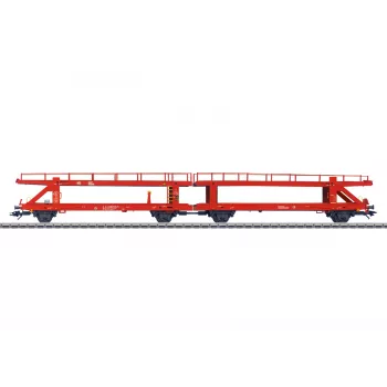 Märklin 47180 H0 dviejų automobilių pervežimo vagonas Laaeks 553.1 DB AG