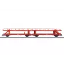Märklin 47180 H0 dviejų automobilių pervežimo vagonas Laaeks 553.1 DB AG