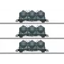 Märklin 48264 H0 3 dalių rinkinys dulkių siloso vagonai Kds 67 DB