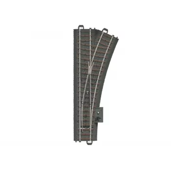 Märklin H0 C-Track dešinioji iešmas 188,3 mm su sankasa (24612)
